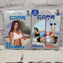 Gunnar Petersons Core Secrets Workout DVDs Lot Of 2 Abs Assault Full Body  - $9.89