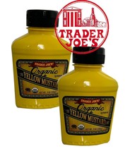 Pack-2  Organic Yellow Mustard Trader Joe&#39;s 9oz Each USDA Certified &amp; Ta... - $18.05