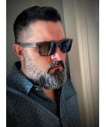 Square Wood Sunglasses, Rectangular Ebony Wood Sustainable Sunglasses - $75.00