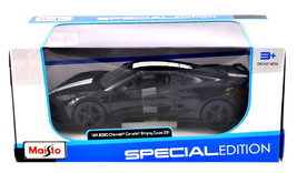 2020 Chevrolet Corvette Stingray Z51 1/24 Scale Diecast Model  - BLACK w/ BOX - £27.51 GBP