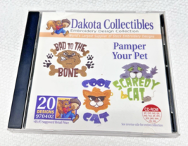 Dakota Collectibles Machine Embroidery Designs Cd Pamper Your Pet - $12.38