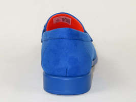 Men's TAYNO Shoes Soft Micro Suede Slip-on Loafer THE CAPRIO S Royal Blue image 5