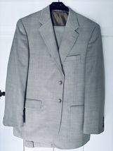 Izod Suit Men’s 42R 2 Button Wool Pants 36 Pleated Front Business Flaw - $32.00