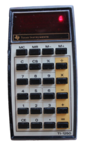 Vintage Texas Instruments TI-1250 Electronic Calculator Red LED Display WORKING - £10.43 GBP