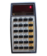 Vintage Texas Instruments TI-1250 Electronic Calculator Red LED Display ... - £10.29 GBP