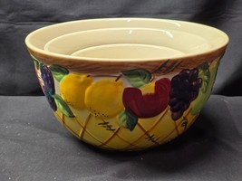GOURMET HOME Accents 3-Piece Nesting Mixing Serving Bowl Set - MW &amp; DW Safe - $1,066.39 MXN