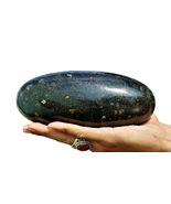 185MM Black Nuummite Crystal Healing Energy Reiki Aura Metaphysical Stone Lingam