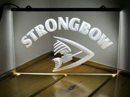 Strongbow LED Neon Light Sign Home Decor Bar Pub Club Craft Display Glowing - £20.59 GBP+