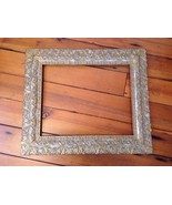 Antique Vtg Gold Gilt Ornate Gesso Carved Frame Rococo Victorian Wooden ... - $499.99