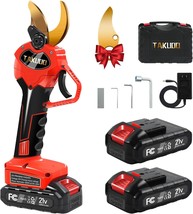 Takuoo Cordless Electric Pruning Shears, Professional Brushless, And 3 W... - $129.95