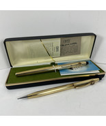 Vtg Cross Pen And Pencil 10k Gold Filled Gulf Oil Port Arthur Refinery 1... - $1,195.60 MXN