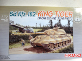 Dragon 1:72 Armor Series Sd.Kfz. 182 King Tiger Porsche Turret  Tank - £29.75 GBP