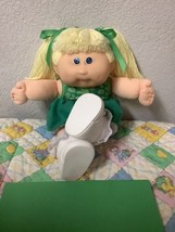 Vintage Cabbage Patch Kid Toddler Harder To Find HM#9 Lemon Hair Blue Eyes 1989 - £159.87 GBP