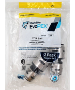 SharkBite EvoPEX 2-Pack 1-in x 3/4-in Push to Connect Reducing Coupling ... - £7.89 GBP