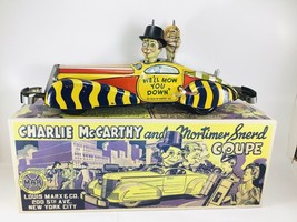 Marx Charlie McCarthy Private Car Coupe Tin Wind Up Toy with Box - £3,094.29 GBP