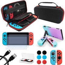 Nintendo Switch Accessories 9-In-1, Carrying Case, Grip Protective Cover... - $238.99