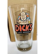 Dick&#39;s Last Resort Las Vegas 22 oz Beer Glass 6 3/4&quot; Collectable Souveni... - $11.40