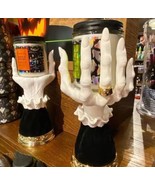 Halloween Witch Hand Palm Resin Candle Holder Table Tray Decoration - $18.22