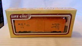 HO Scale Life-Like 40&#39; Box Car, M-K-T The Katy, #90186, Yellow,  BNOS - $14.25