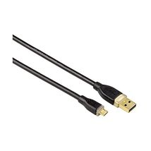 Hama Usb Connecting Cable, Usb-a Plug - Micro Usb Plug, 1.8 M, Black  - $33.00