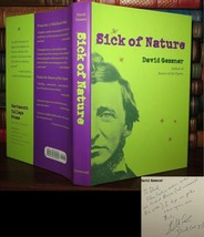 Gessner, David SICK OF NATURE Signed 1st 1st Edition 1st Printing - £35.74 GBP