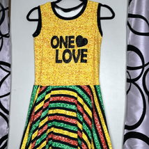 Custom Bob Marley One Love Tank Dress size 14 - £47.14 GBP
