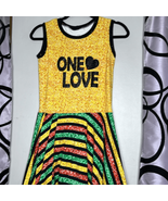 Custom Bob Marley One Love Tank Dress size 14 - $1,119.52 MXN