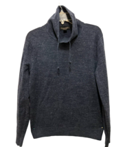 J.Crew Cotton Sweatshirt Cow-neck Navy Blue Sweater Size Med - $22.76
