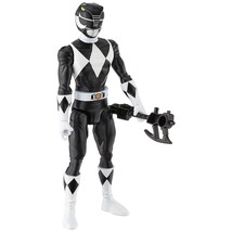 Power Rangers Mighty Morphin Black Ranger 12-Inch Action Figure Toy Inspired by  - £19.01 GBP