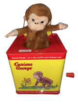 Schylling Curious George Monkey Jack n Box Metal Tin - £13.94 GBP