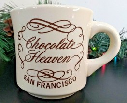 Chocolate Heaven San Francisco Coffee Mug Teacup Made in England 3.25&quot; - £9.98 GBP
