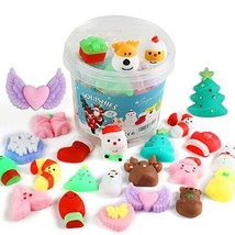 KINGYAO Squishy Fidget Toys Mini Mochi Squishies 24 Pcs Party Christmas Mochi... - £31.35 GBP