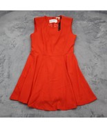 Sweet Rain Dress Womens M Red Sleeveless Round Neck Knee Length Fit Flar... - £23.52 GBP