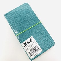 Biobay Turquoise Lined Travel Notebook 160 Page Cloth Hardcover Writing ... - $12.84
