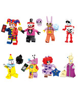 8Pcs The Amazing Digital Circus Minifigures Pomni Jax Ragatha Zooble Min... - $17.39