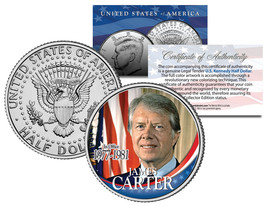 President JAMES Jimmy CARTER * In Office 1977-1981 * JFK Half Dollar U.S. Coin - £7.47 GBP