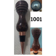 Elevate Every Pour: Exquisite Custom Hand-Turned Wood Bottle Stopper - A Fusion  - £18.03 GBP