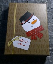 Trimmerry Gift Card Boxes Let It Snow Snowman New - $13.81