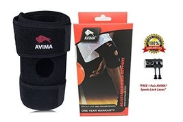 AVIMA BEST Non-Bulky Durable Neoprene Wrap Knee Brace Support Protects - 3 Pack - £60.05 GBP