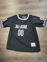 All Star Sport Store Black Manager Work Uniform Henley Shirt Size XL - £11.21 GBP