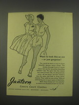 1949 Jantzen Centre Court Clothes Ad - Want to look like an ace - $18.49