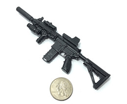 1/6 Scale HK416 Assault Rifle US Army Heckler &amp; Koch Gun GI JOE Action Figure - £13.57 GBP