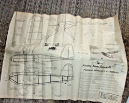 Scientific Model Plan French Mureau CI Pursuit Rubber Power 19&quot; Wingspan 1934 - £8.69 GBP
