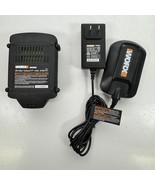 Worx WA3520 20V Max Lithium Battery W/ WA3732 Charger - $24.74