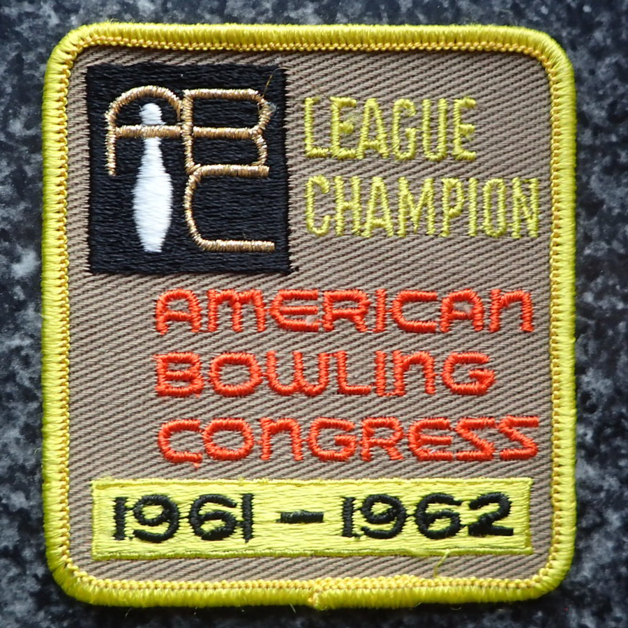 Vintage Bowling Patch - League Champion - American Bowling Congress 1961-1962 - $36.95