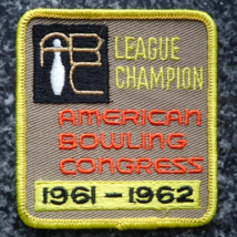 Vintage Bowling Patch - League Champion - American Bowling Congress 1961... - £29.05 GBP