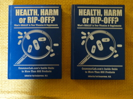 HEALTH HARM OR RIP OFF BOOKS SALE Bottom Line Over 800 Products Volume 1... - $274.39 MXN