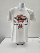 Very Rare East/West Wrestlefest &#39;90 USA vs USSR T-Shirt - £17.57 GBP