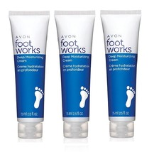 Avon Foot Works Deep Moisturizing Cream 2.5 fl oz each - x3 - £19.22 GBP