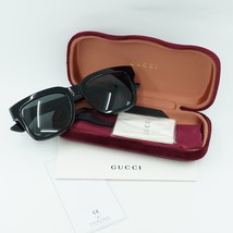 GUCCI GG0001SN 001 Black/Grey 52-21-145 Sunglasses New Authentic - £168.10 GBP